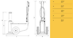 Пневмогидравлический-домкрат-MAMMUT-M100/72